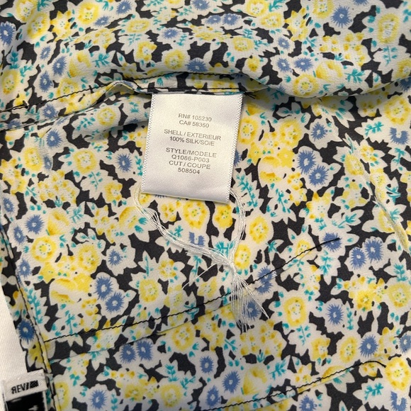 Equipment Femme Floral Lewis Short Multicolor Size Small NWT - Picture 10 of 10